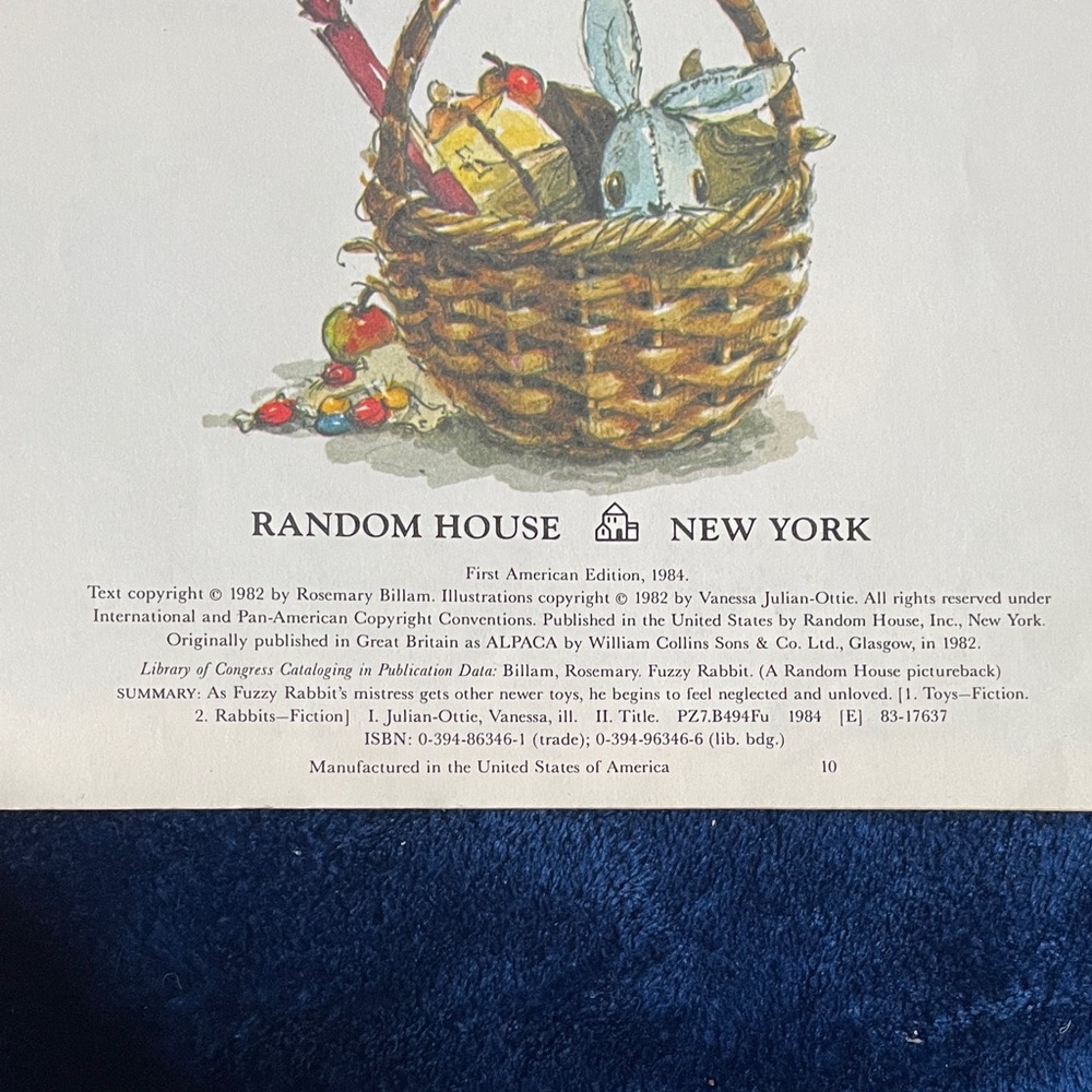 Fuzzy Rabbit Kids Book - Picture 5 of 6